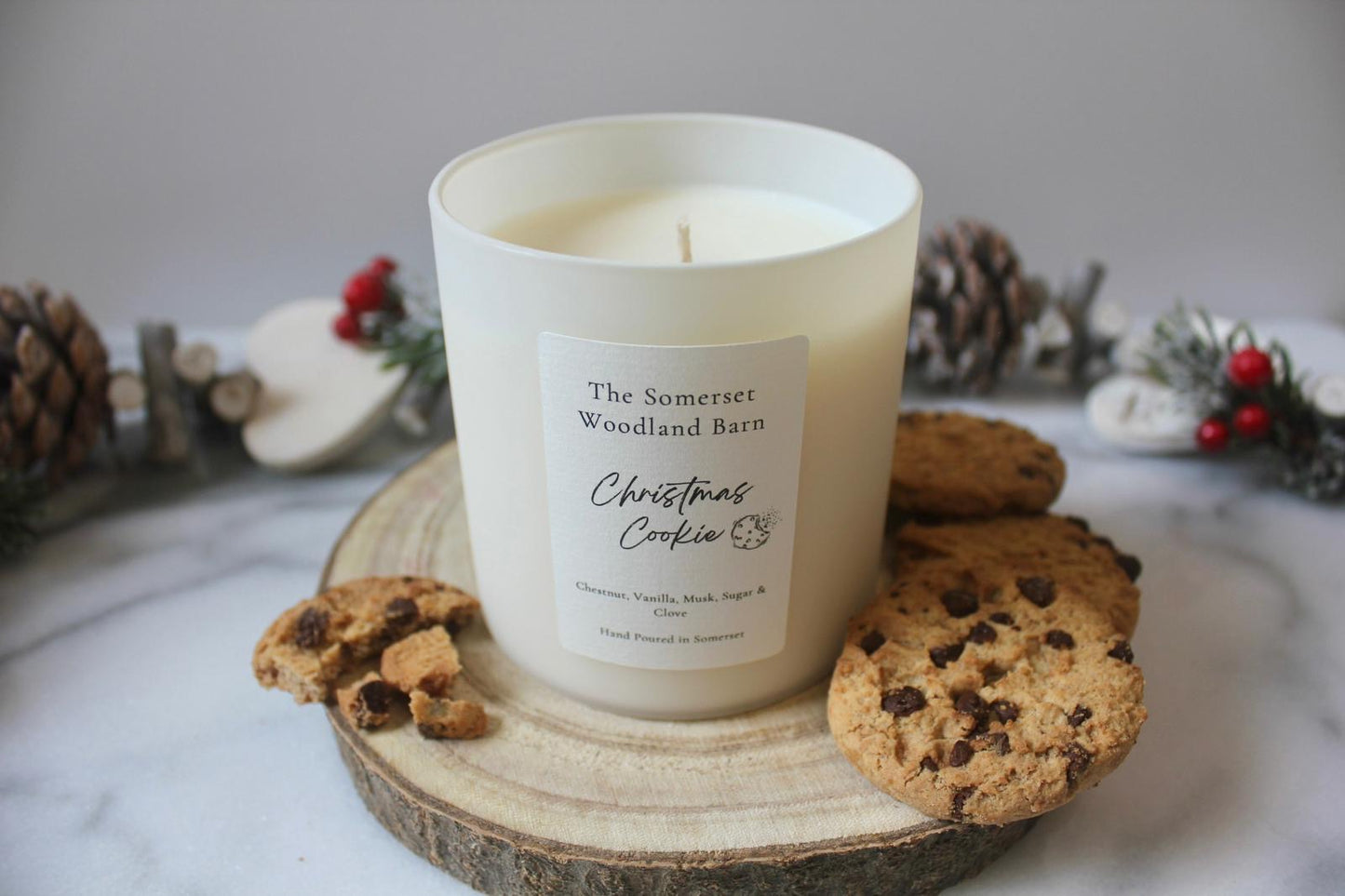 Christmas Cookie Pastel Candle