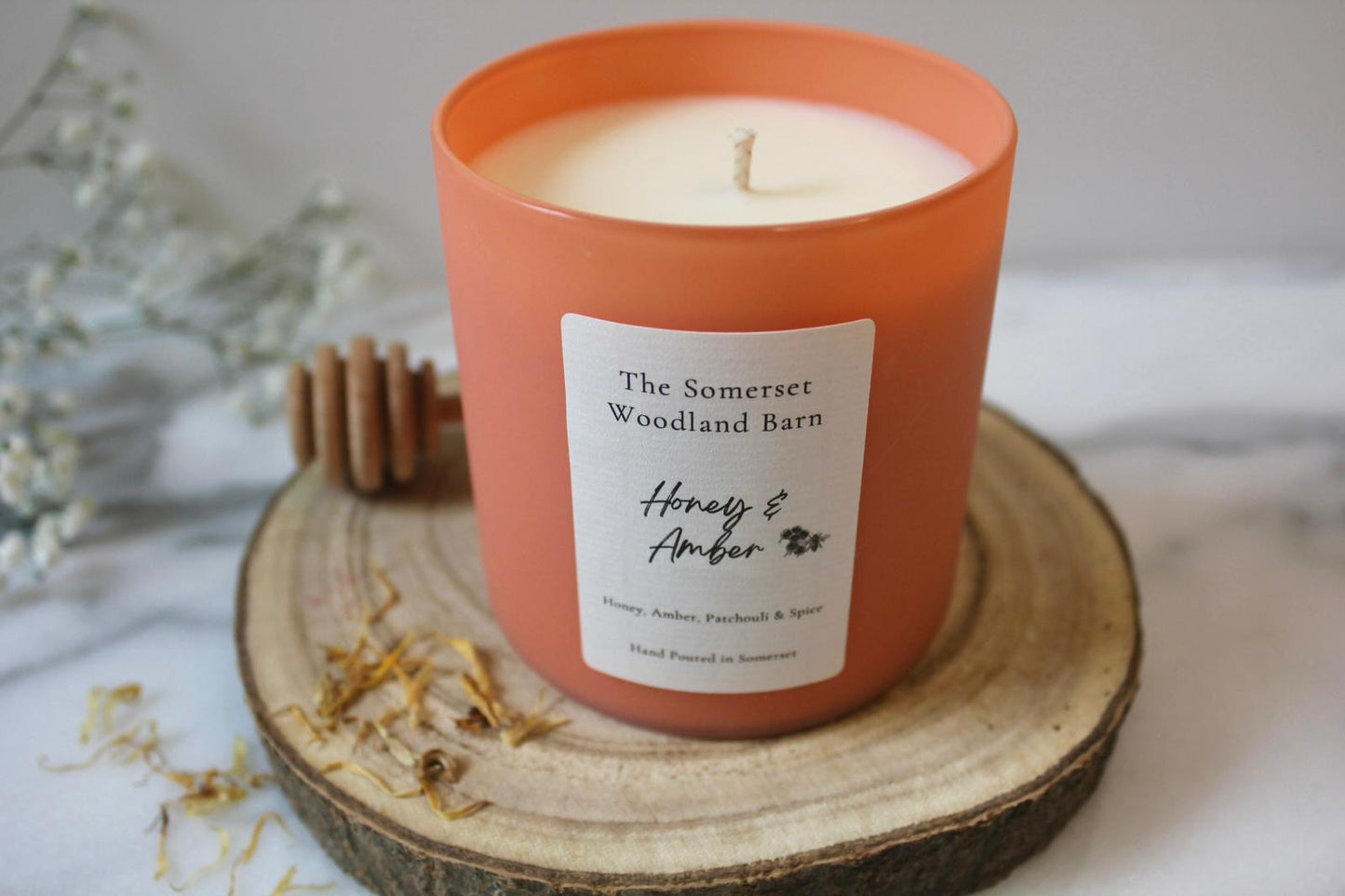 Honey & Amber Pastel Candle