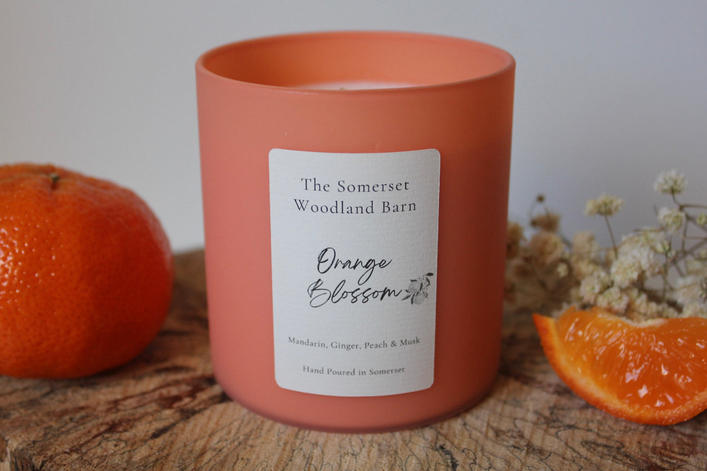Orange Blossom Pastel Candle