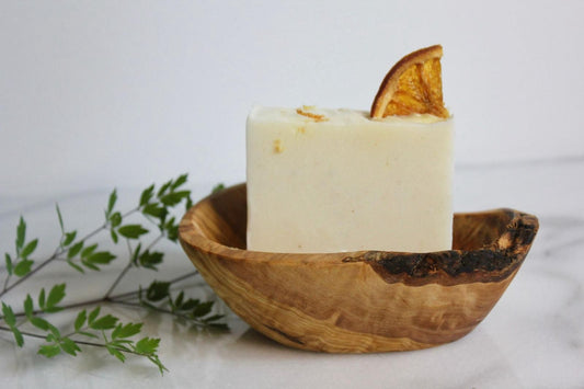 Soap & Olive Wood Dish Set