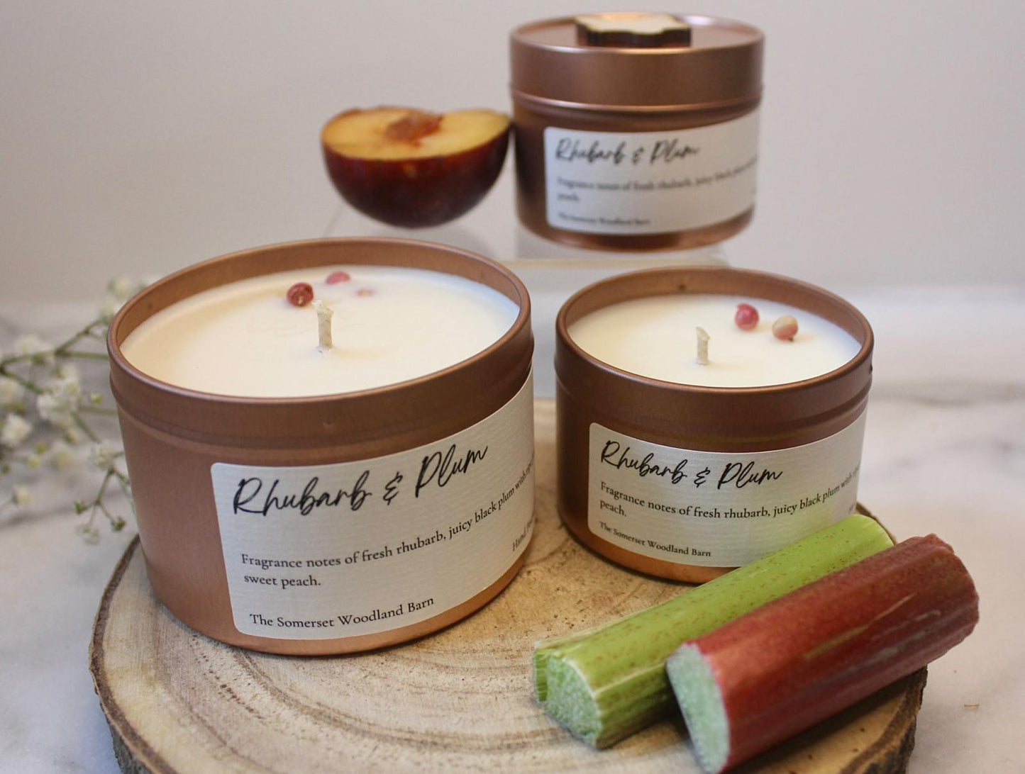 Rhubarb & Plum Candle