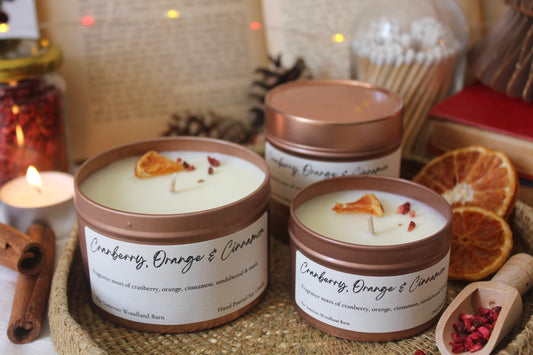 Cranberry, Orange & Cinnamon Candle