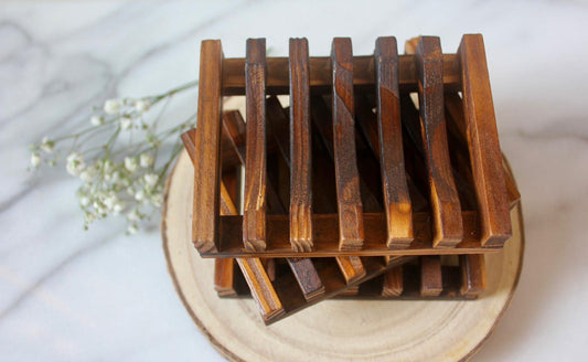 Wood Soap Rack