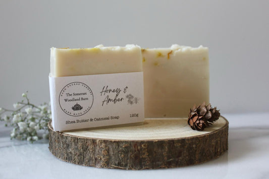 Honey & Amber Shea and Oatmeal Soap Bar