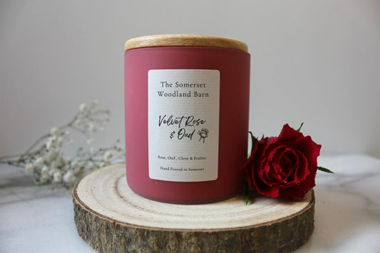 Velvet Rose & Oud Pastel Candle