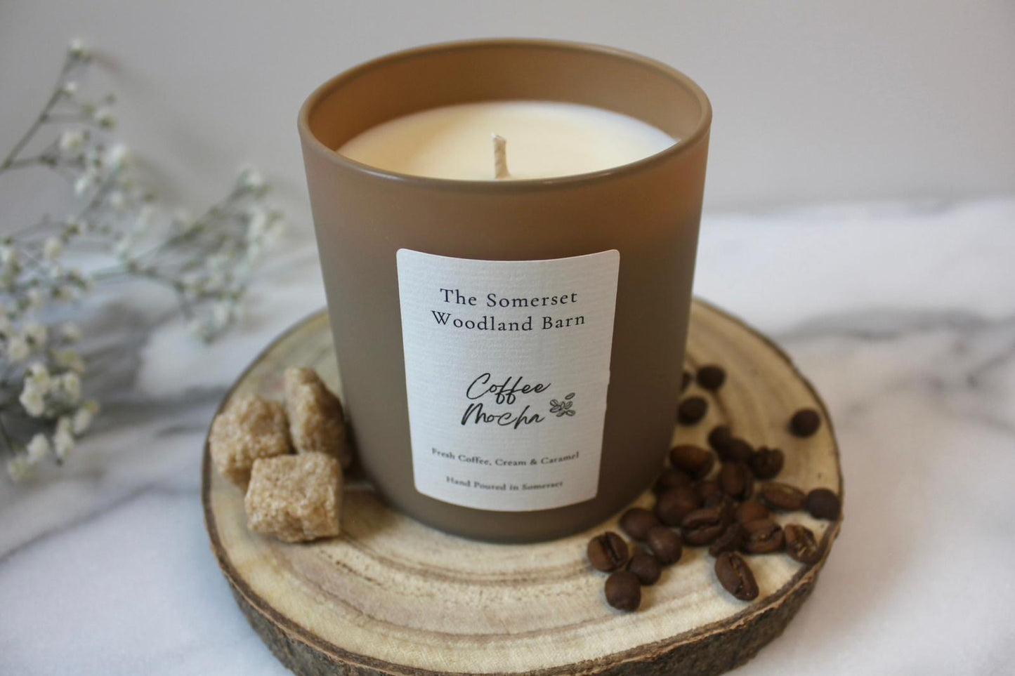 Coffee Mocha Pastel Candle